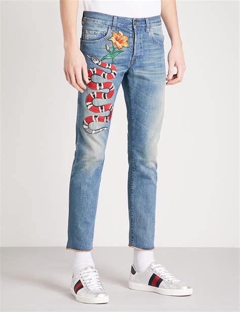 gucci mens pant|Gucci jeans men sale.